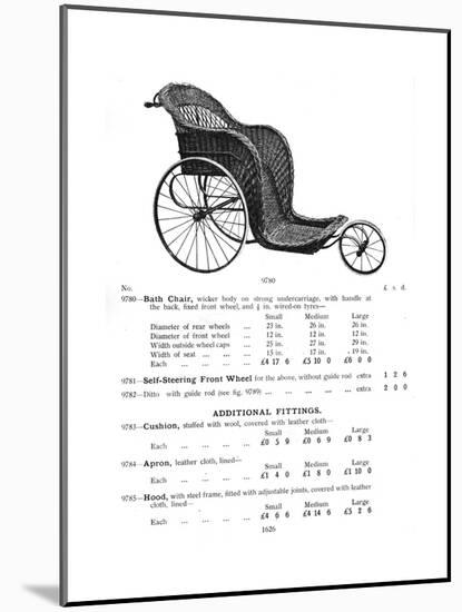 Bath Chair-null-Mounted Giclee Print