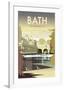 Bath - Dave Thompson Contemporary Travel Print-Dave Thompson-Framed Giclee Print