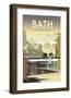 Bath - Dave Thompson Contemporary Travel Print-Dave Thompson-Framed Giclee Print