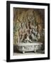 Bath Decorated with Animal Figures and Composition of Shells in Relief-Niccolo Tribolo-Framed Giclee Print