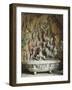 Bath Decorated with Animal Figures and Composition of Shells in Relief-Niccolo Tribolo-Framed Giclee Print