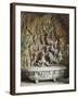 Bath Decorated with Animal Figures and Composition of Shells in Relief-Niccolo Tribolo-Framed Giclee Print