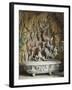 Bath Decorated with Animal Figures and Composition of Shells in Relief-Niccolo Tribolo-Framed Giclee Print