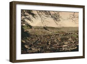 Bath from Beechen Cliff, C1925-null-Framed Giclee Print