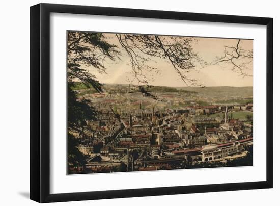 Bath from Beechen Cliff, C1925-null-Framed Giclee Print