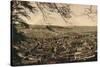 Bath from Beechen Cliff, C1925-null-Stretched Canvas