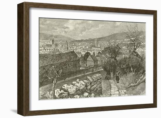 Bath, from Beechen Cliff-null-Framed Giclee Print