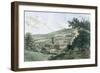 Bath, from the Private Road Leading to Prior Park, from 'A Picturesque Guide to Bath, Bristol…-J. Hassell and J.C. Ibbetson-Framed Giclee Print