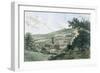 Bath, from the Private Road Leading to Prior Park, from 'A Picturesque Guide to Bath, Bristol…-J. Hassell and J.C. Ibbetson-Framed Giclee Print