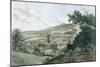 Bath, from the Private Road Leading to Prior Park, from 'A Picturesque Guide to Bath, Bristol…-J. Hassell and J.C. Ibbetson-Mounted Giclee Print