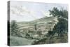 Bath, from the Private Road Leading to Prior Park, from 'A Picturesque Guide to Bath, Bristol…-J. Hassell and J.C. Ibbetson-Stretched Canvas