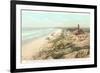 Bath House and Power House, Del Mar, California-null-Framed Premium Giclee Print