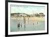 Bath House, Beach, Pentwater, Michigan-null-Framed Premium Giclee Print