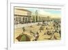 Bath House, Mission Beach, San Diego, California-null-Framed Premium Giclee Print