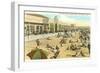 Bath House, Mission Beach, San Diego, California-null-Framed Art Print