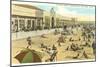 Bath House, Mission Beach, San Diego, California-null-Mounted Art Print