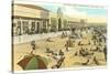 Bath House, Mission Beach, San Diego, California-null-Stretched Canvas