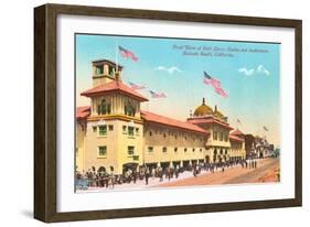 Bath House, Redondo Beach-null-Framed Art Print