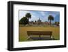 Bath House (Rotorua Museum), and bowling greens, Government Gardens, Rotorua, N Island, New Zealand-David Wall-Framed Photographic Print