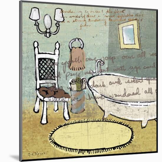 Bath IV-Rick Novak-Mounted Art Print