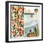 Bath Retreat I-Annie Warren-Framed Art Print