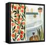 Bath Retreat I-Annie Warren-Framed Stretched Canvas