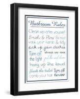 Bath Rules b 2-Lauren Gibbons-Framed Premium Giclee Print