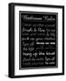 Bath Rules Blk 2-Lauren Gibbons-Framed Art Print