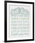 Bath Rules-Erin Clark-Framed Giclee Print