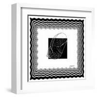 Bath Shells Square III-Nicholas Biscardi-Framed Art Print