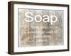 Bath Soap-Sheldon Lewis-Framed Art Print