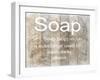 Bath Soap-Sheldon Lewis-Framed Art Print