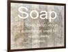 Bath Soap-Sheldon Lewis-Framed Art Print