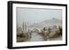 Bath. St. James's Bridge, 1846 (Wash Drawing)-John Cooke Bourne-Framed Giclee Print