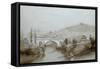 Bath. St. James's Bridge, 1846 (Wash Drawing)-John Cooke Bourne-Framed Stretched Canvas