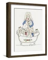 Bath Time Bunnies 2-Debbie McMaster-Framed Giclee Print