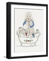 Bath Time Bunnies 2-Debbie McMaster-Framed Giclee Print