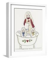 Bath Time Bunnies 3-Debbie McMaster-Framed Giclee Print