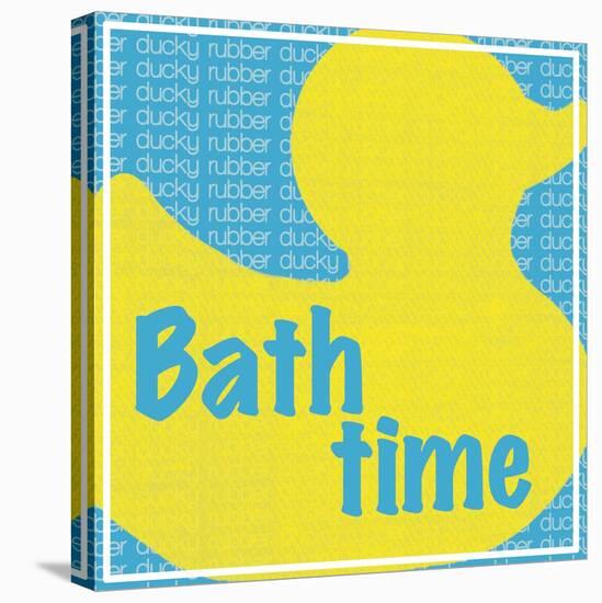 Bath Time Ducky-Lauren Gibbons-Stretched Canvas