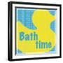 Bath Time Ducky-Lauren Gibbons-Framed Art Print