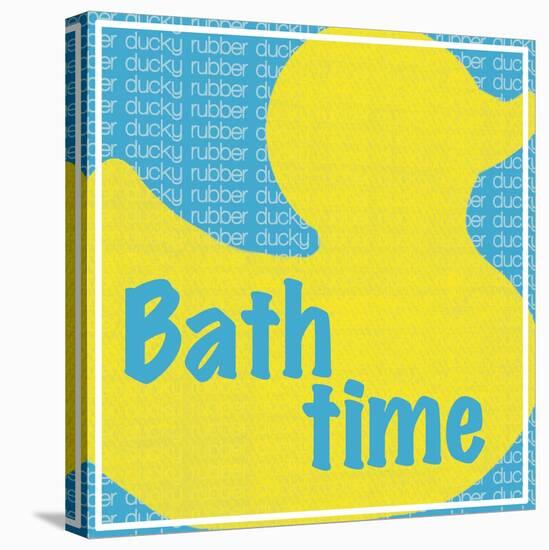 Bath Time Ducky-Lauren Gibbons-Stretched Canvas