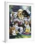 Bath Time Pups-Jenny Newland-Framed Giclee Print