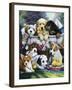 Bath Time Pups-Jenny Newland-Framed Giclee Print