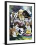 Bath Time Pups-Jenny Newland-Framed Giclee Print