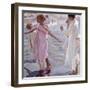 Bath time, Valencia (1909). Oil on canvas. 150x150,5 cm-Sorolla Joaquin-Framed Giclee Print