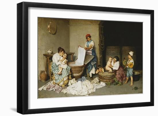 Bath Time-Federico Mazzotta-Framed Giclee Print