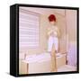 Bath Towel Model-null-Framed Stretched Canvas