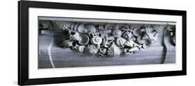 Bath with Relief Decoration of Shells-null-Framed Giclee Print
