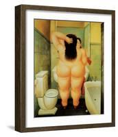 Bath-Fernando Botero-Framed Art Print