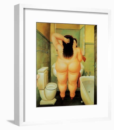 Bath-Fernando Botero-Framed Art Print